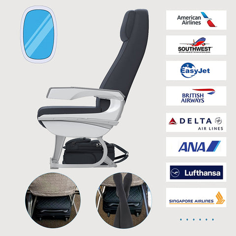 KROSER Carry On Underseat Multi-functional, 16-inch Lightweight Overnight Suitcase