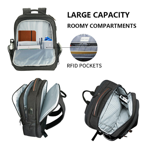 KROSER™ Laptop Backpack Large Fits up to 17.3 Inch Laptop.