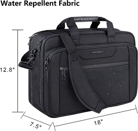 KROSER™ 17.3 Inch Laptop Carry Case,Black