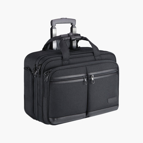 KROSER™ 17.3 Inch Business Pulley Briefcase