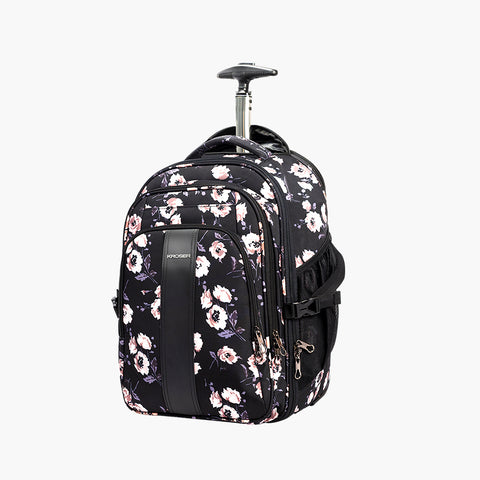 KROSER™ 17 Inch Stylish Roller Bag for Travel