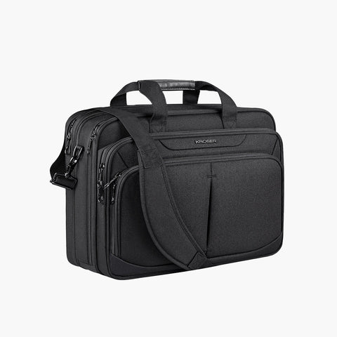 KROSER™ 17.3 Inch Messenger Computer Bag,Black