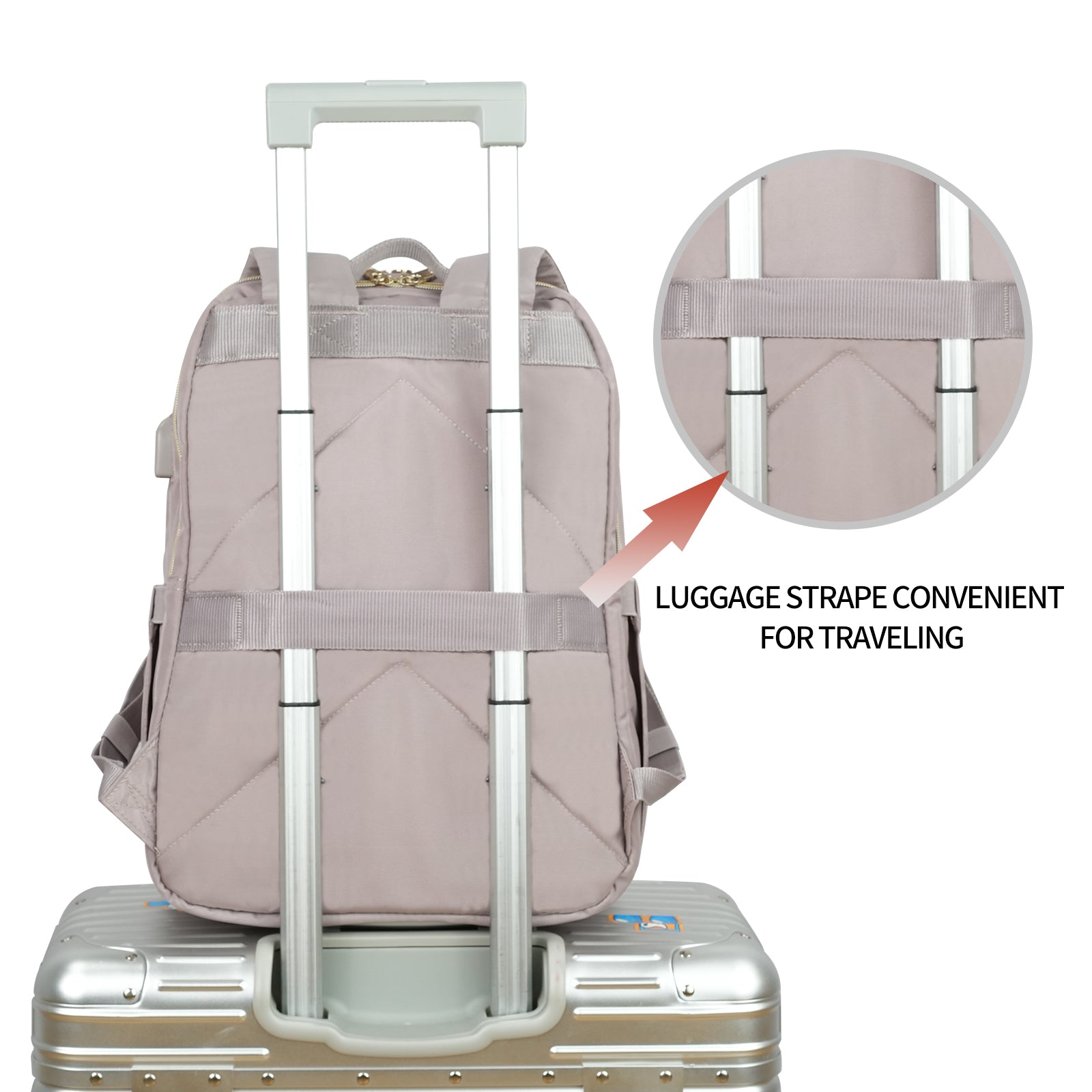 KROSER 15.6" Laptop Backpack with USB Port