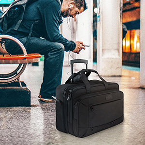 KROSER 17.3" Rolling Laptop Bag