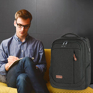 KROSER 17.3" Large Laptop Backpack with USB Charging Port