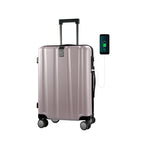 KROSER 20" Hardside Expandable Carry-On Luggage with USB & TSA Lock