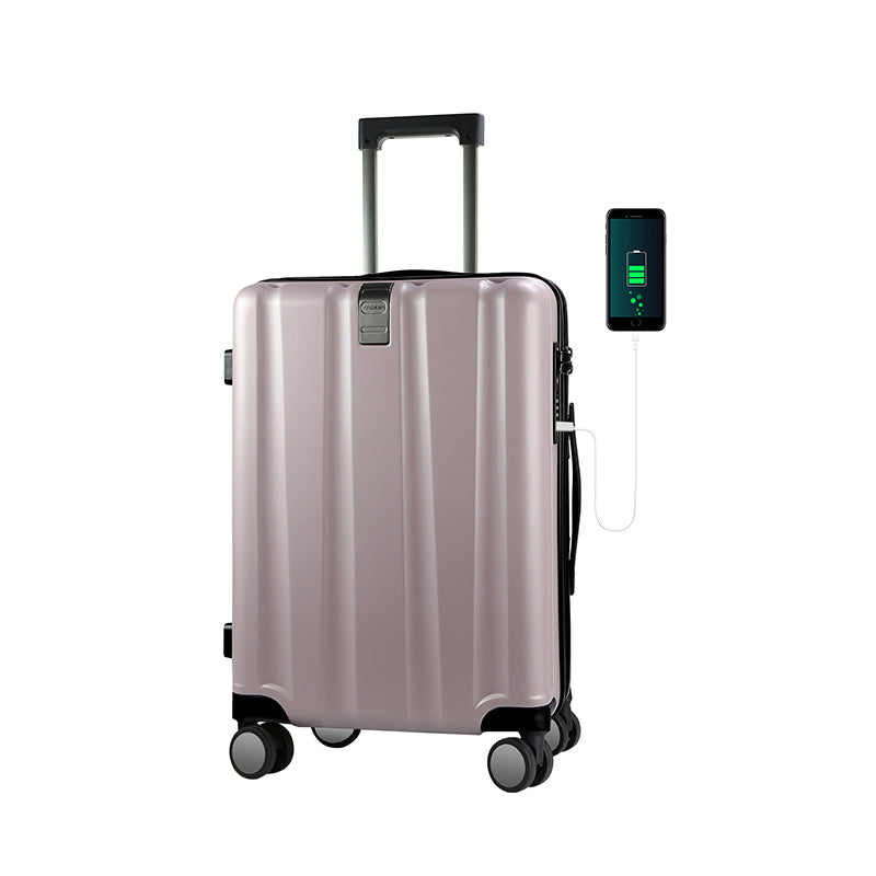 KROSER 20" Hardside Expandable Carry-On Luggage with USB & TSA Lock