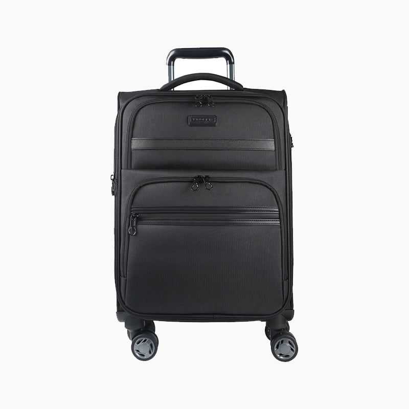 KROSER 20" Softside Expandable Carry-On Luggage with USB & TSA Lock