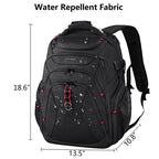 KROSER 17.3" XL Travel Laptop Backpack with Hard Shell & RFID