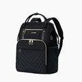 KROSER 17" Quilted Laptop Backpack with USB Port