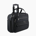KROSER 17.3" Quilted Rolling Laptop Briefcase