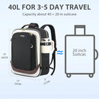 KROSER Business Travel Laptop Backpack 17.3" Carry-On Backpack