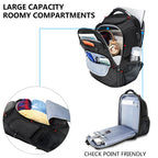 KROSER 17.3" TSA Travel Laptop Backpack with USB & RFID