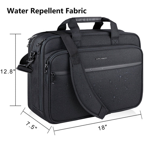 KROSER™ 17.3 Inch Waterproof Briefcase