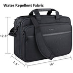 KROSER 17.3" Expandable Laptop Briefcase with RFID