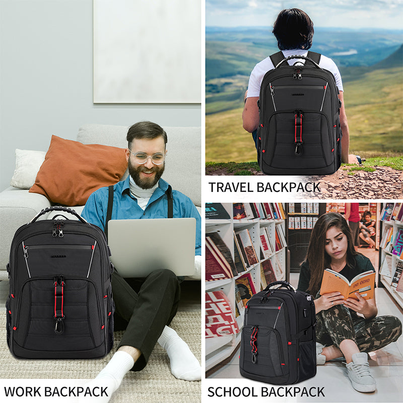 KROSER 18.4" Travel Laptop Backpack with USB & RFID