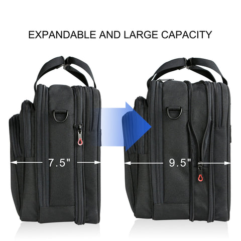 KROSER™ 17.3 Inch Premium Laptop Briefcase