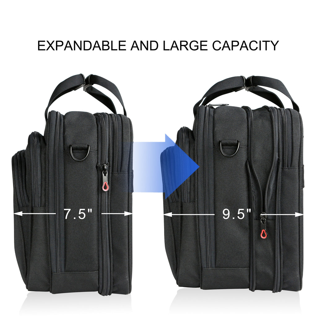KROSER 17.3" Expandable Laptop Briefcase