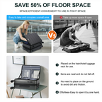 KROSER 20" Top-Loading Carry-On Luggage with USB & TSA Lock