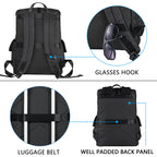 KROSER 17.3" Travel Laptop Backpack with USB Port