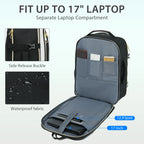 KROSER Commuter Laptop Backpack 17.3" Travel Backpack for Work