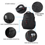 KROSER 17.3" XL Travel Laptop Backpack with Hard Shell & RFID