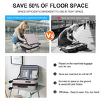 KROSER 20" Top-Loading Carry-On Luggage with USB & TSA Lock