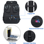 KROSER 18.4" TSA Travel Laptop Backpack with USB & RFID
