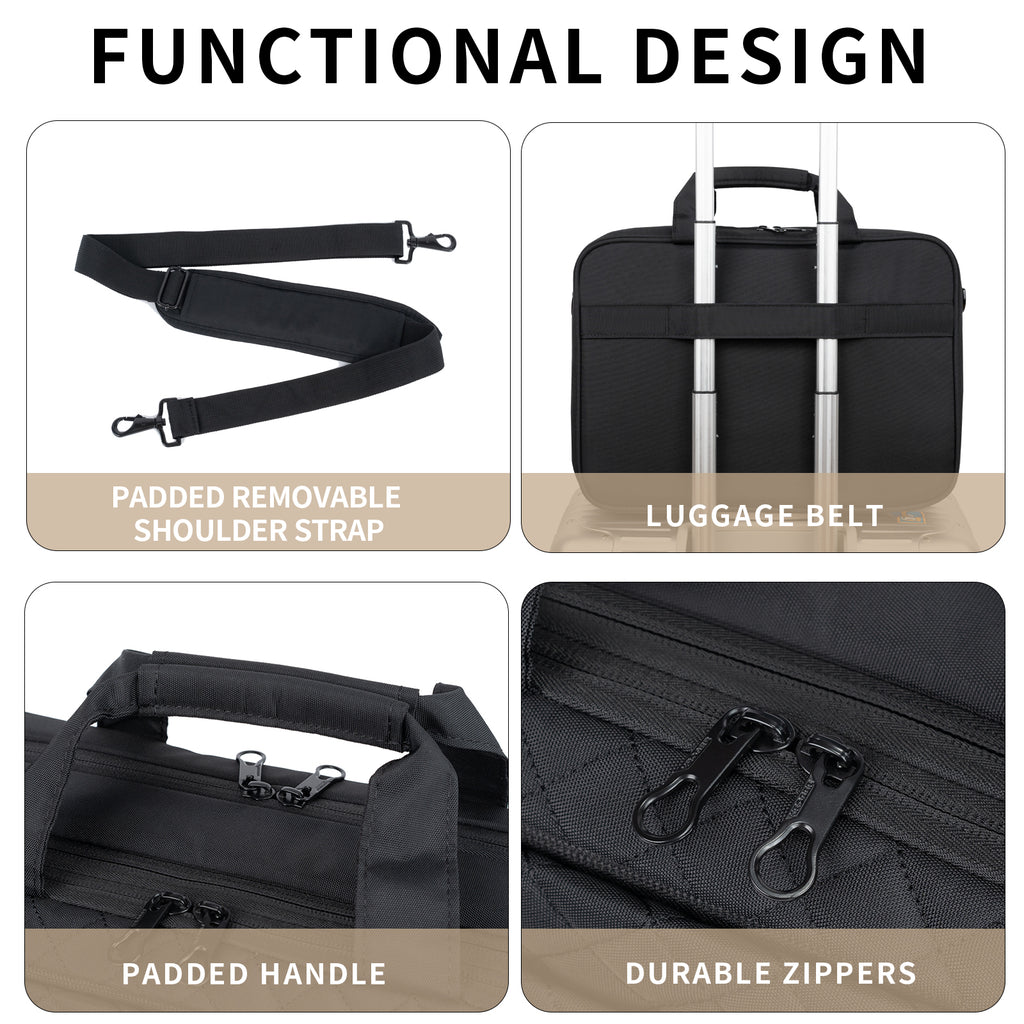 KROSER 17" TSA-Friendly Laptop Briefcase