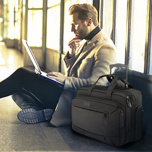 KROSER 17.3" Rolling Laptop Bag