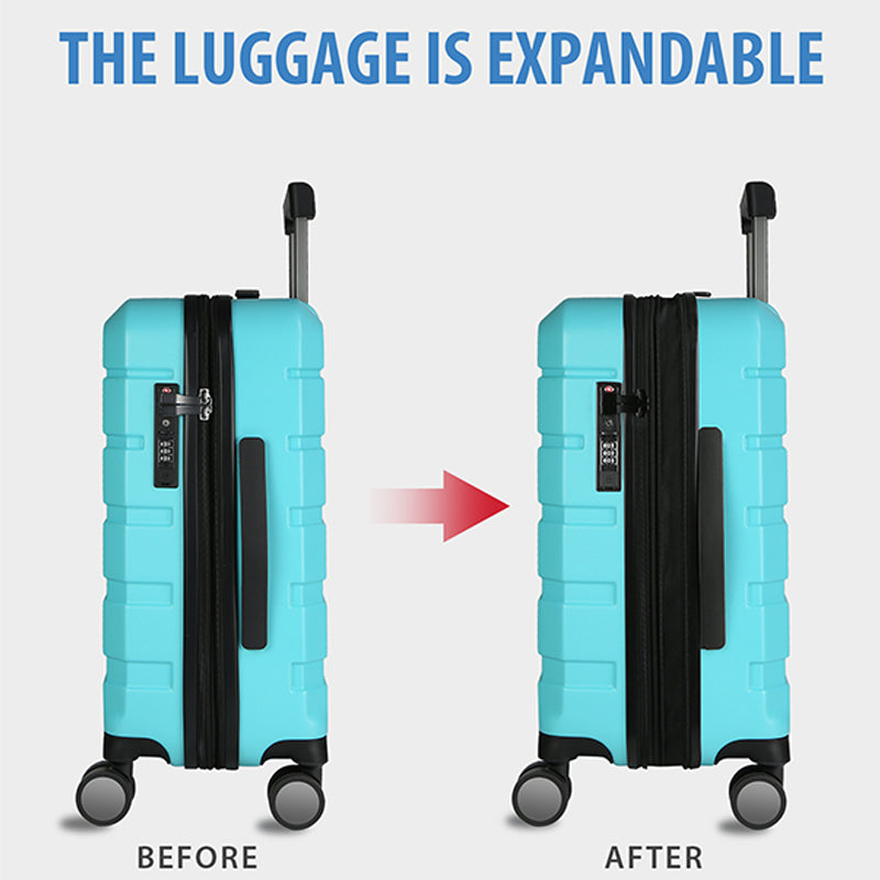 KROSER 20" Hardside Expandable Carry-On Luggage with TSA Lock