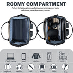 KROSER 17" Quilted Laptop Backpack with USB Port