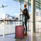 KROSER 20" Hardside Expandable Carry-On Luggage with TSA Lock