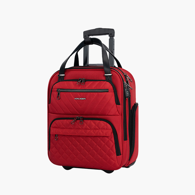 KROSER 16" Underseat Carry-On Overnight Suitcase