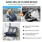 KROSER 20" Top-Loading Carry-On Luggage with USB & TSA Lock