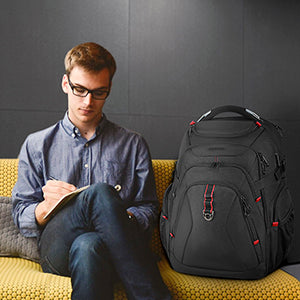 KROSER™ 17.3 Inch Travel Backpack,Large Business Laptop Bag.