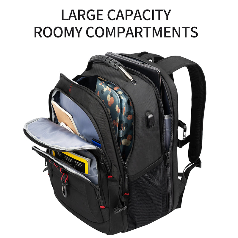 KROSER 18.4" Travel Laptop Backpack with USB & RFID