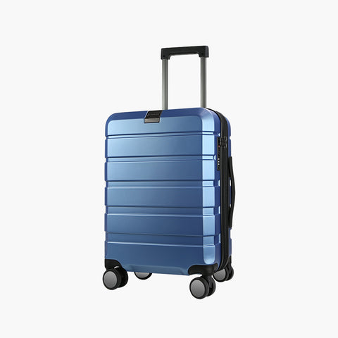 KROSER Hardside Expandable Carry On Luggage, Light Blue