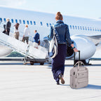 KROSER 16" Underseat Carry-On Suitcase with Laptop Compartment