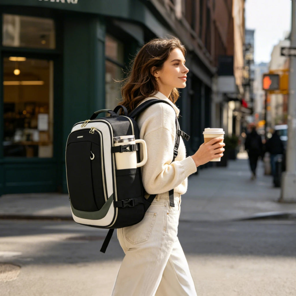 KROSER Commuter Laptop Backpack 17.3" Travel Backpack for Work