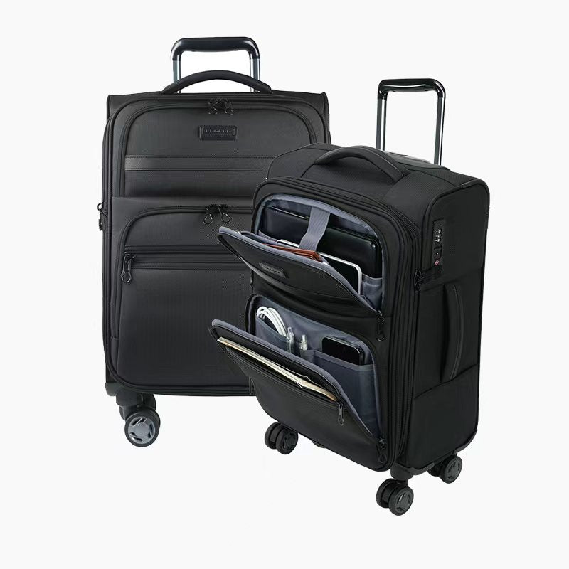 KROSER 20" Softside Expandable Carry-On Luggage with USB & TSA Lock