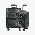 KROSER 20" Softside Expandable Carry-On Luggage with USB & TSA Lock