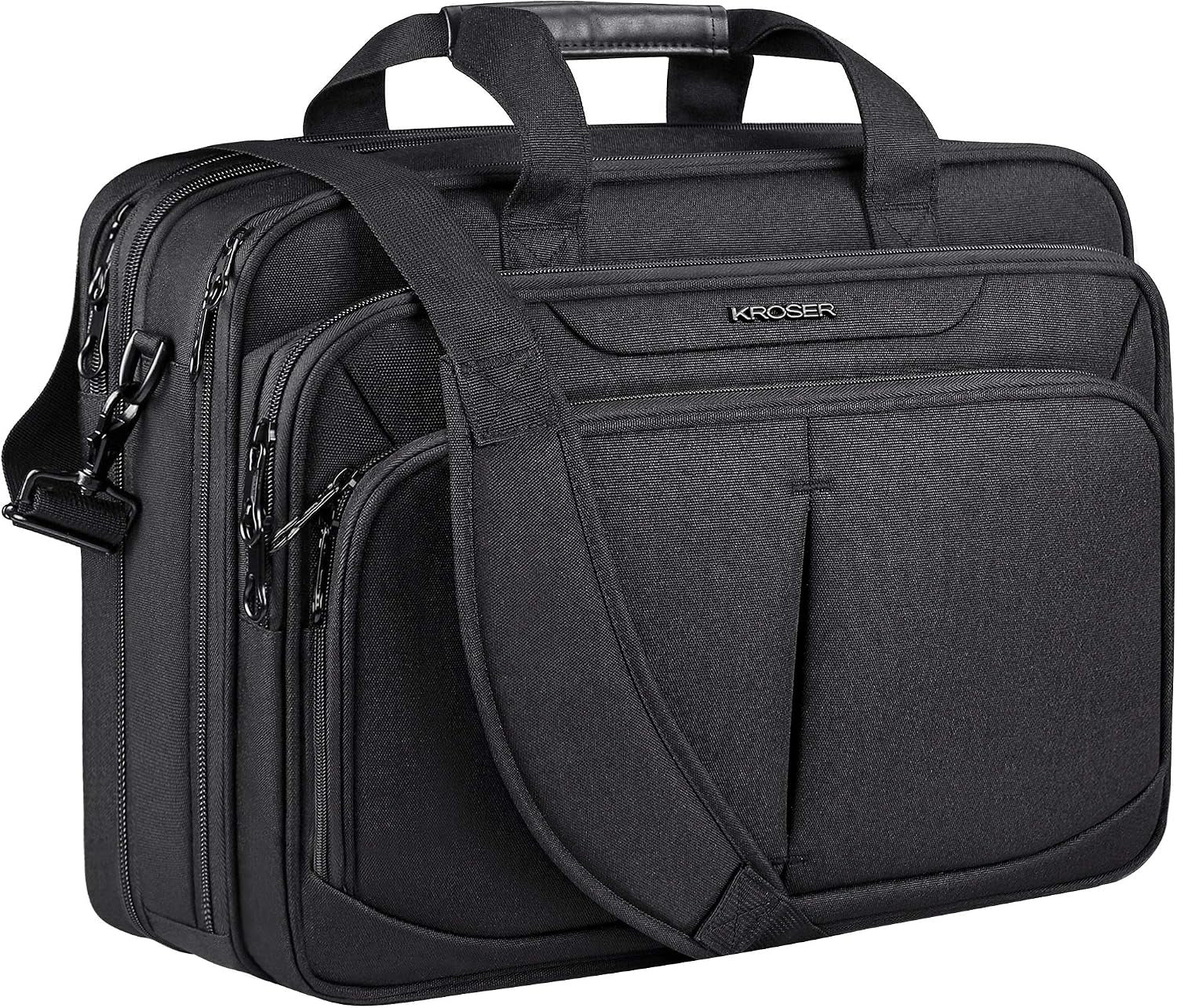 KROSER 17.3" Expandable RFID Laptop Briefcase