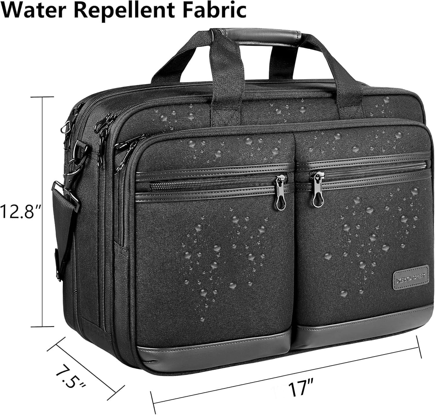 KROSER 17.3" Business Laptop Briefcase with RFID