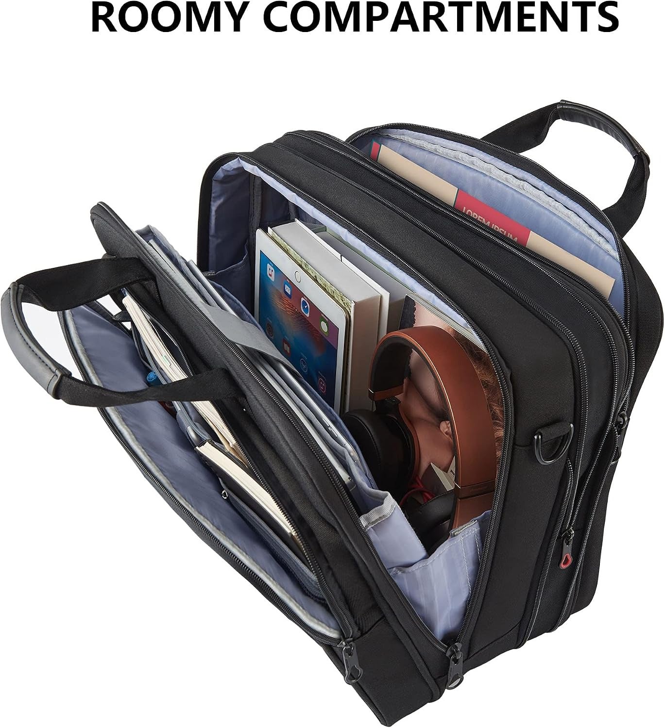 KROSER 17.3" Business Laptop Briefcase with RFID