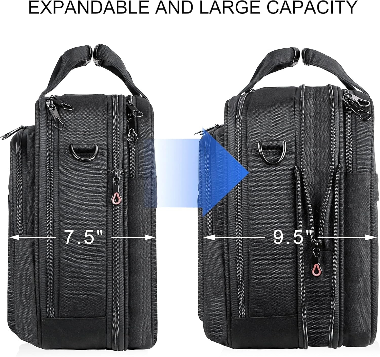 KROSER 17.3" Business Laptop Briefcase with RFID