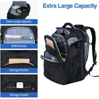 KROSER 18.4 Inch TSA Laptop Backpack with USB & RFID