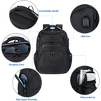 KROSER 18.4 Inch TSA Laptop Backpack with USB & RFID