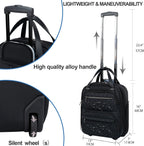 KROSER 16 Inch Underseat Carry-On Suitcase with Laptop Compartment