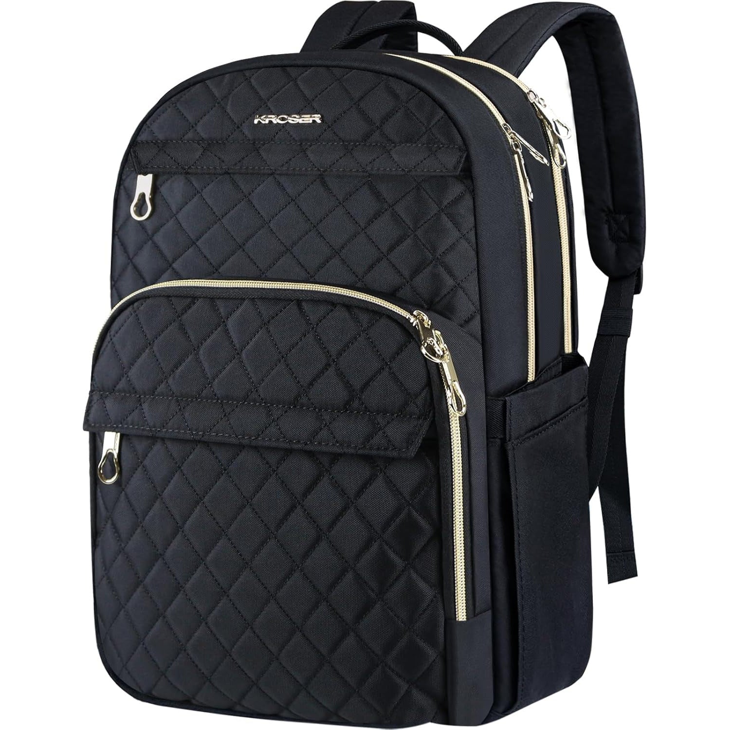 black quilted laptop backpack Kenneth Cole Reaction Navy Chevron tickets and credit cards Chelsea Women's Chevron Quilted 15-Inch